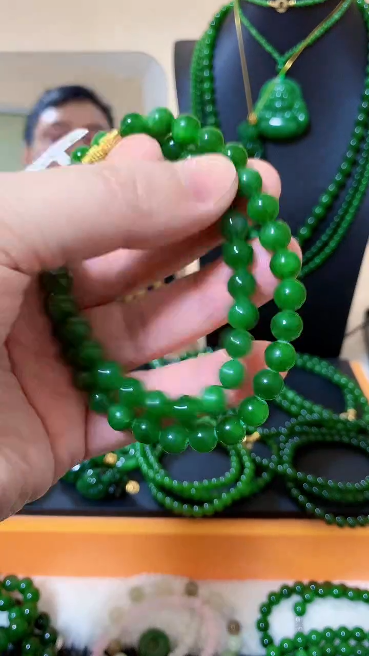 【闪购商品】和田玉（碧玉）项链未镶嵌8