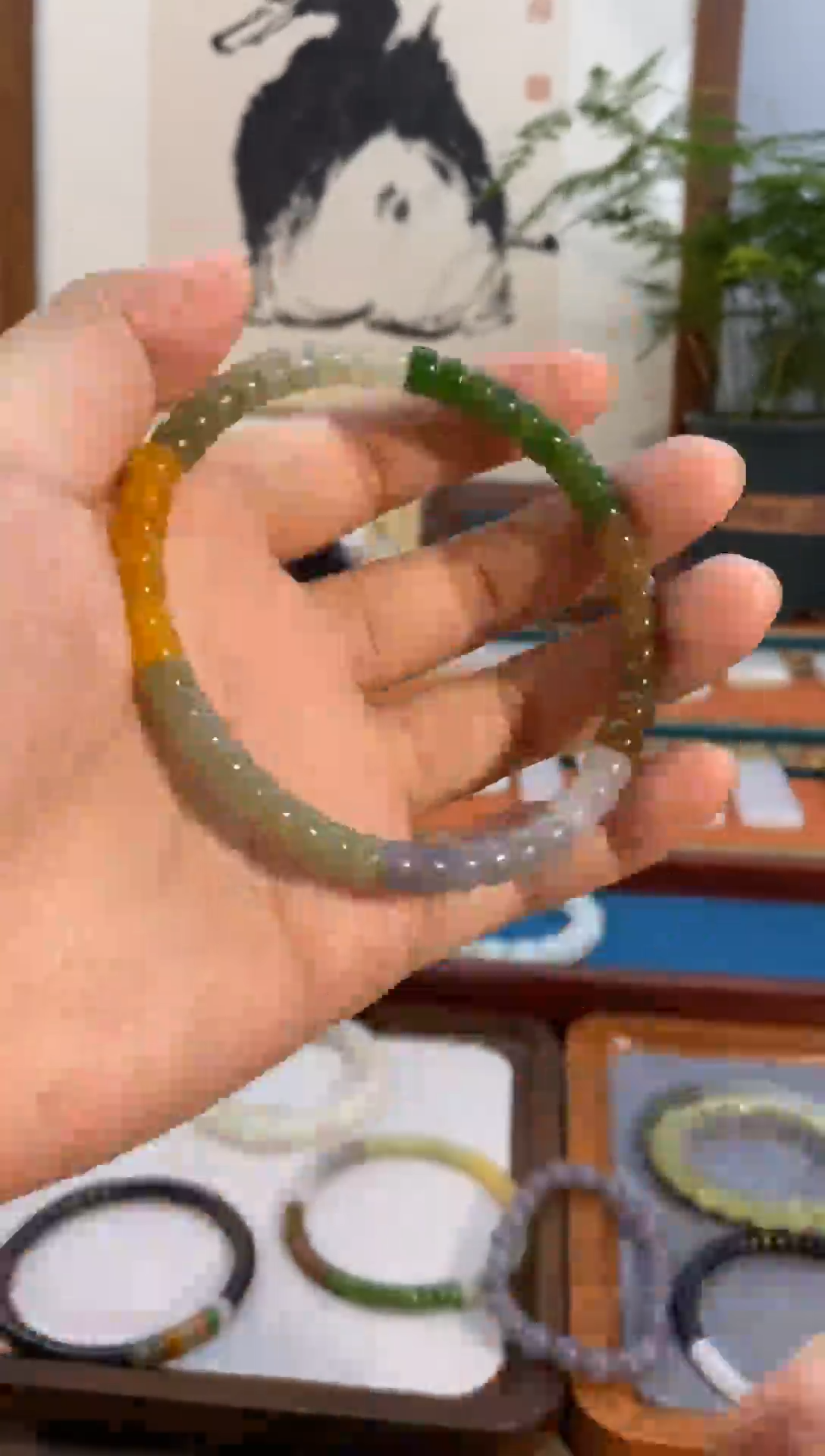 手串未镶嵌和田玉多宝手串