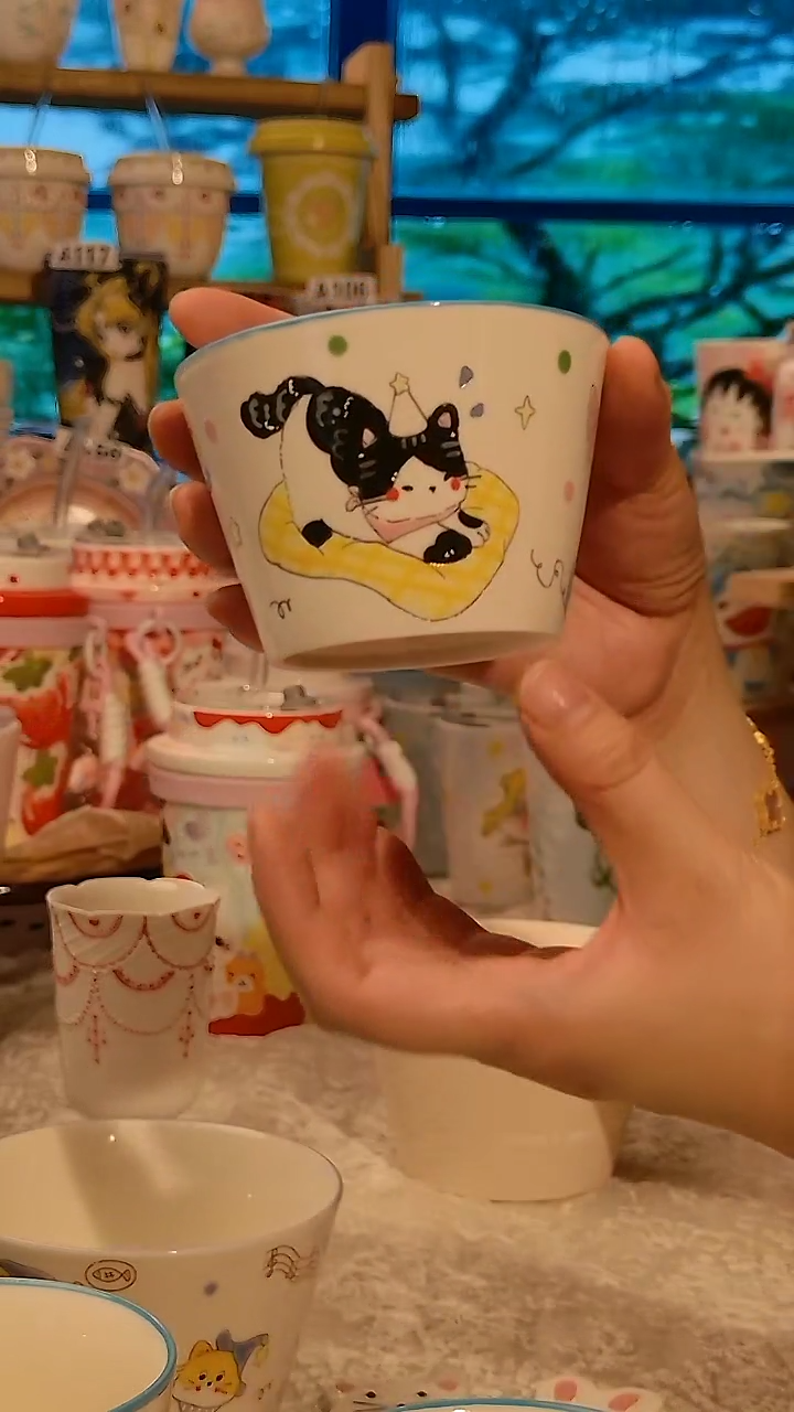 陶瓷景德镇手绘陶瓷杯