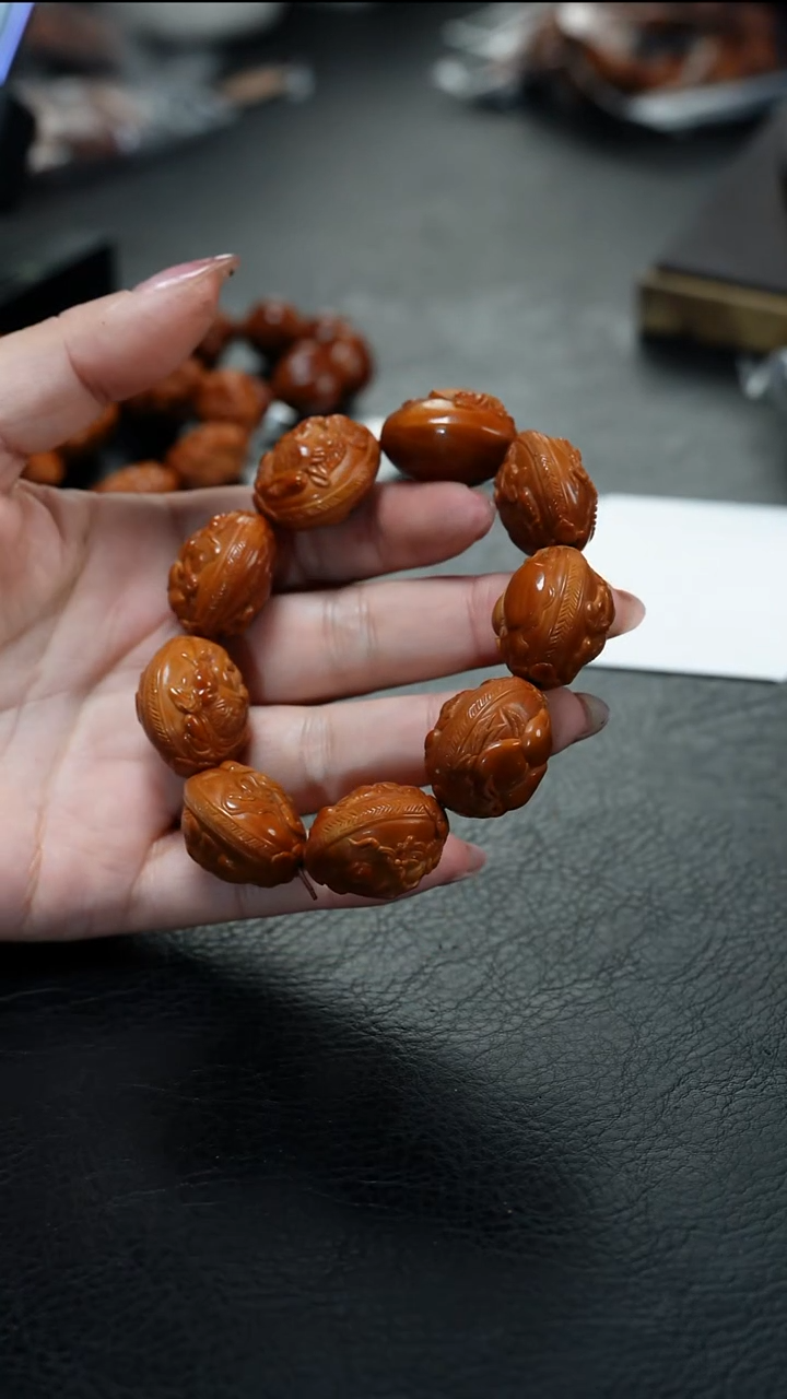 手串/手链橄榄核鱼子精品核文化