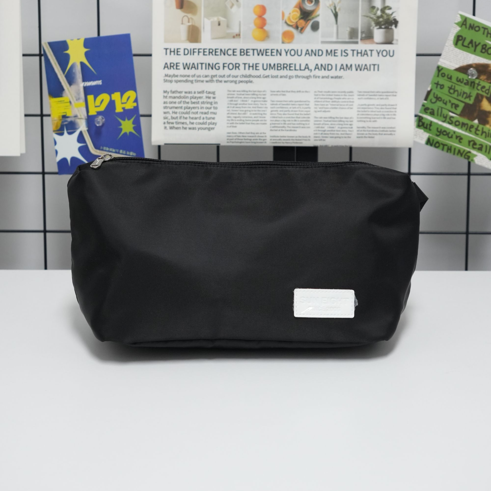 【阳光8点】简约便携外出收纳包洗漱包大容量高颜值化妆包#22284