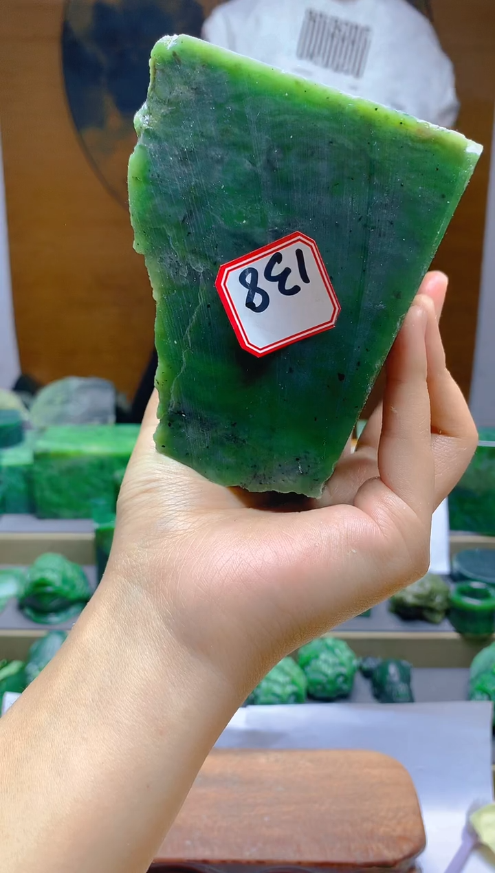 【闪购商品】和田玉（碧玉）珠宝半成品未镶嵌1