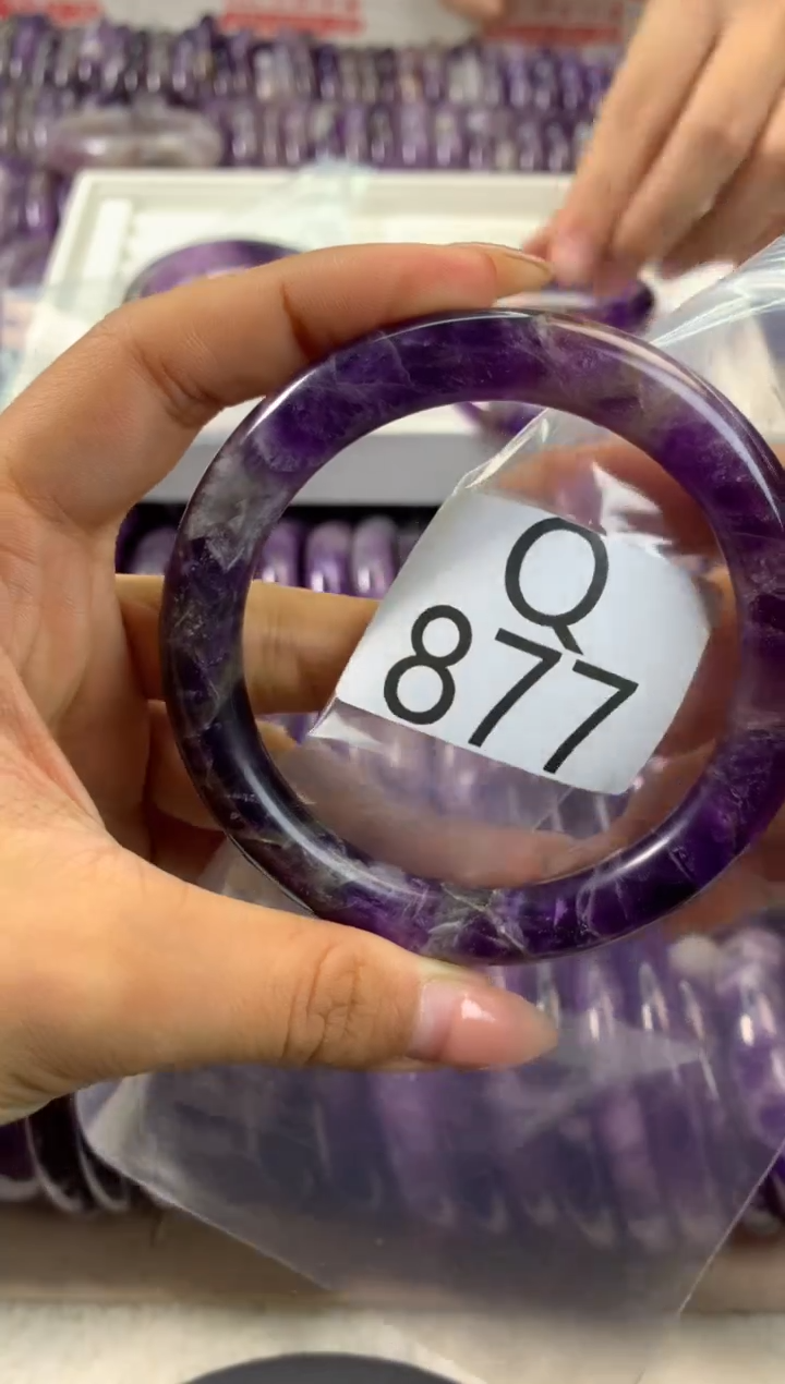 【闪购商品】水晶水晶手镯Q未镶嵌877-59