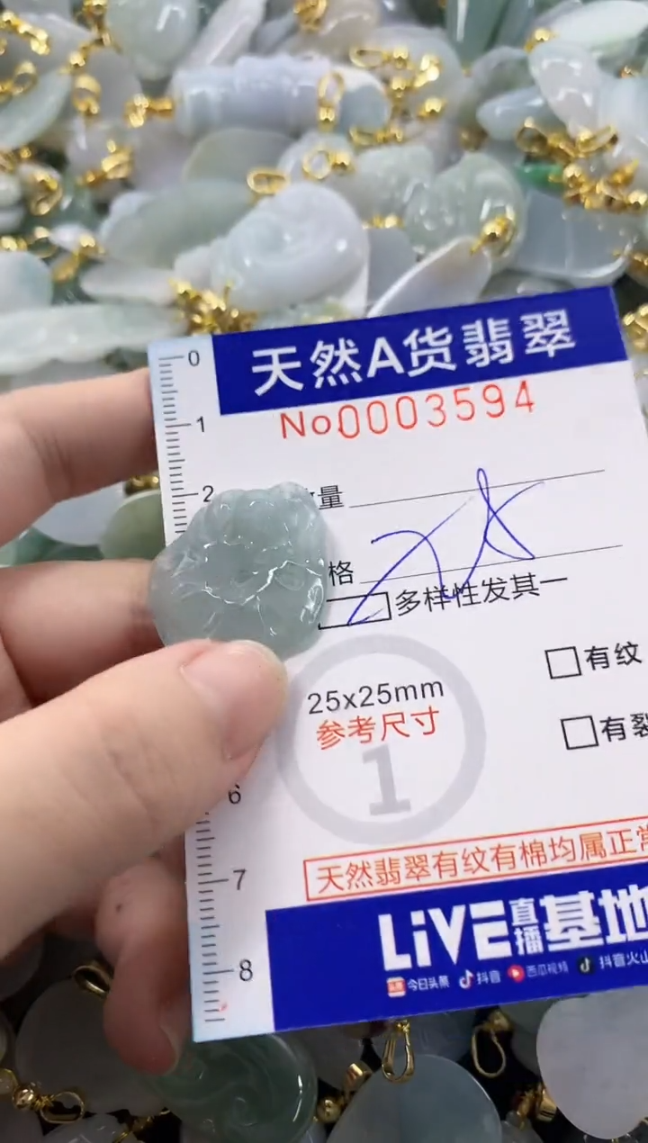 颈饰未镶嵌翡翠天然A货翡翠
