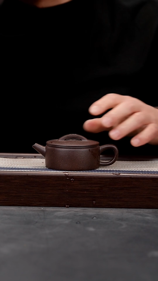 【闪购商品】紫砂茶壶老紫泥全手汉瓦