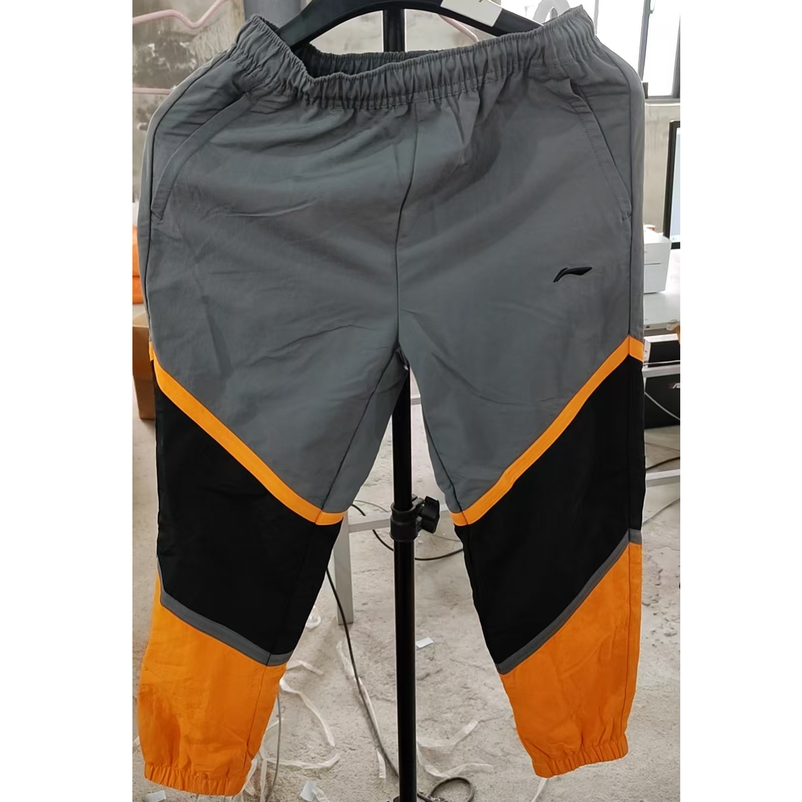 《B品以直播展示为准》李宁运动男童装大童运动跑步长裤AFTD152