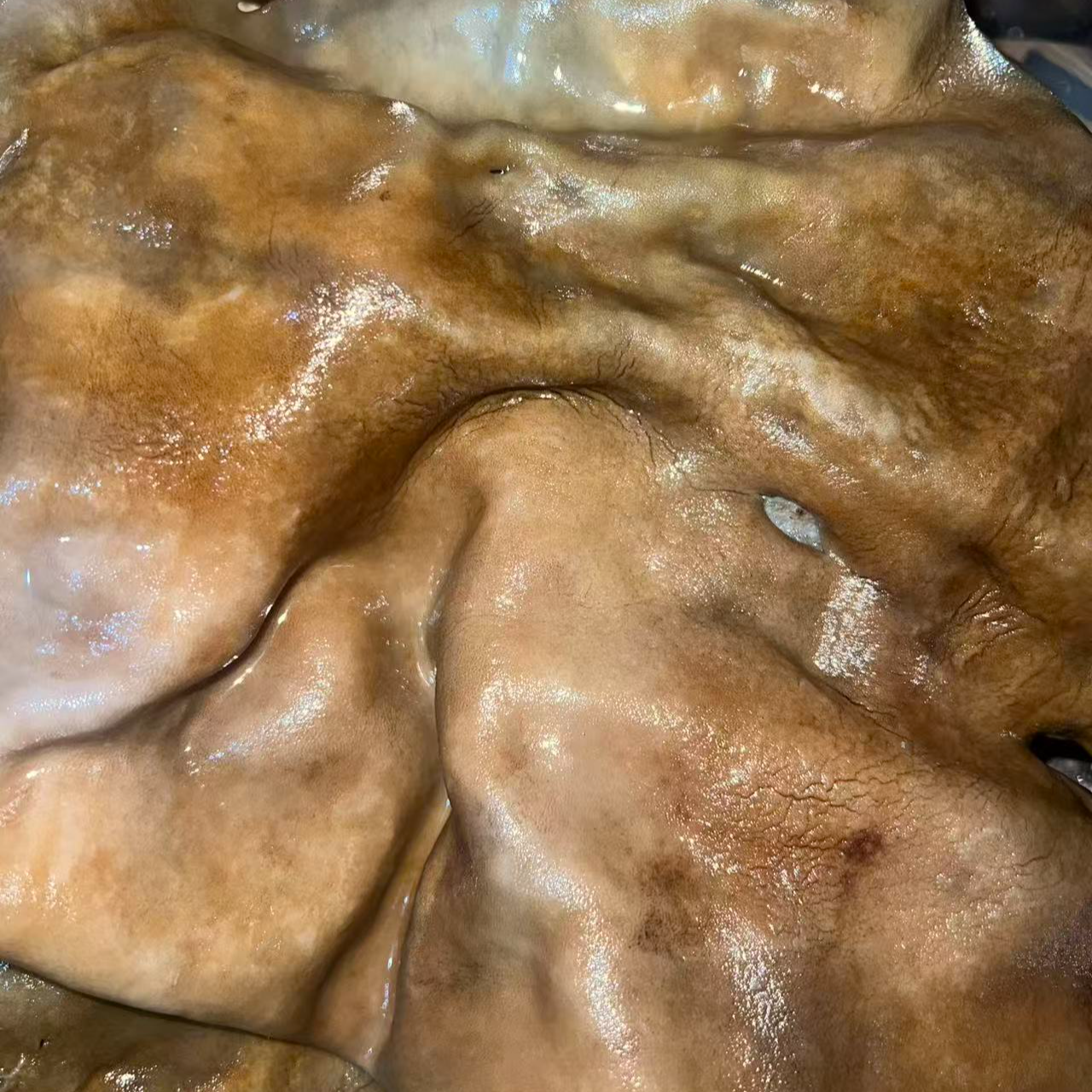 新疆喀什，火烧羊皮，劲道爽口