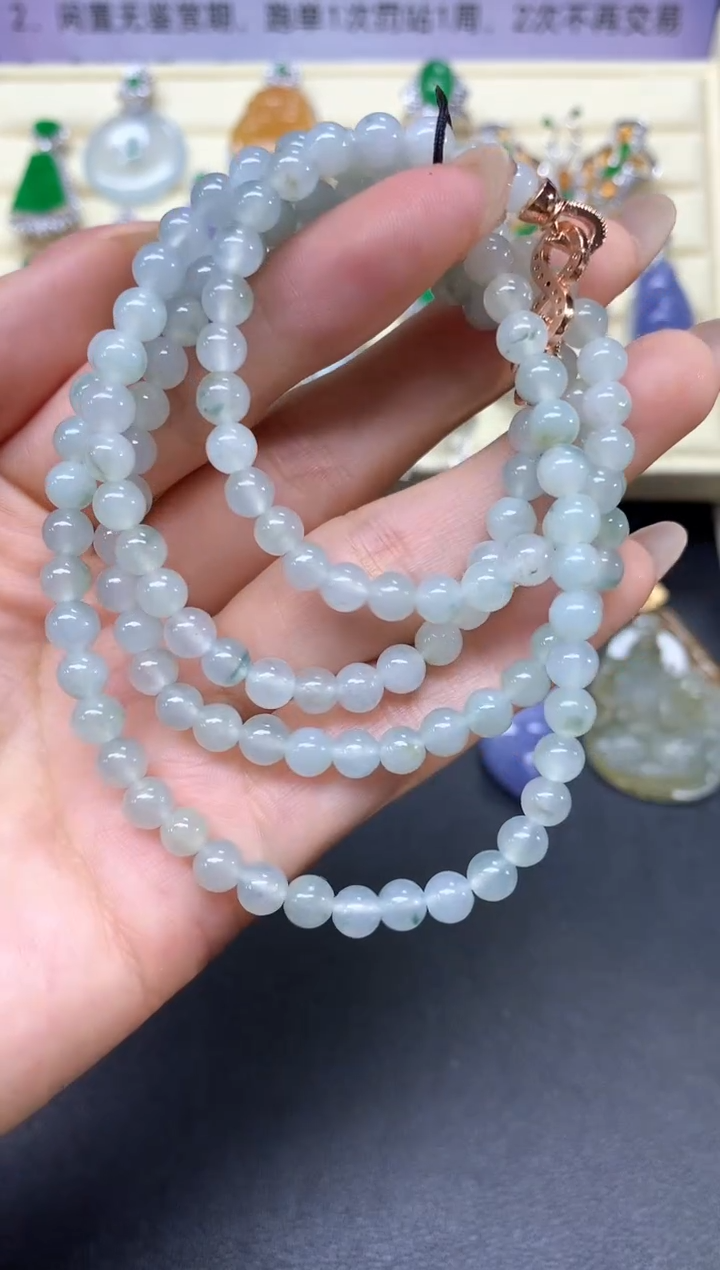 【闪购商品】翡翠项链未镶嵌珠链|500+50