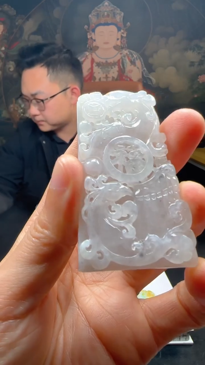 【闪购商品】定制翡翠未镶嵌L-@@QJXC11613