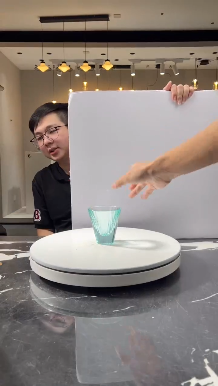 摆件巴比特美学-蓝色星闪水晶杯