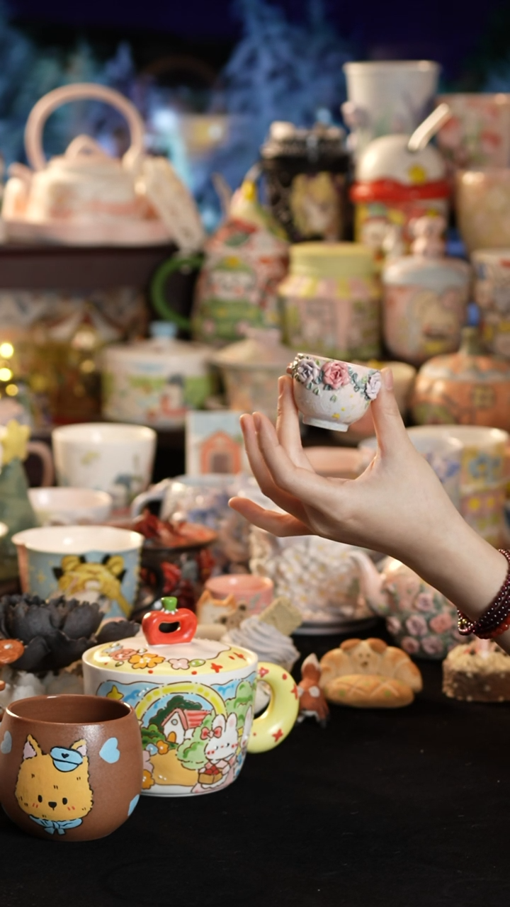 其他陶景德镇釉下彩手绘设计师款陶瓷