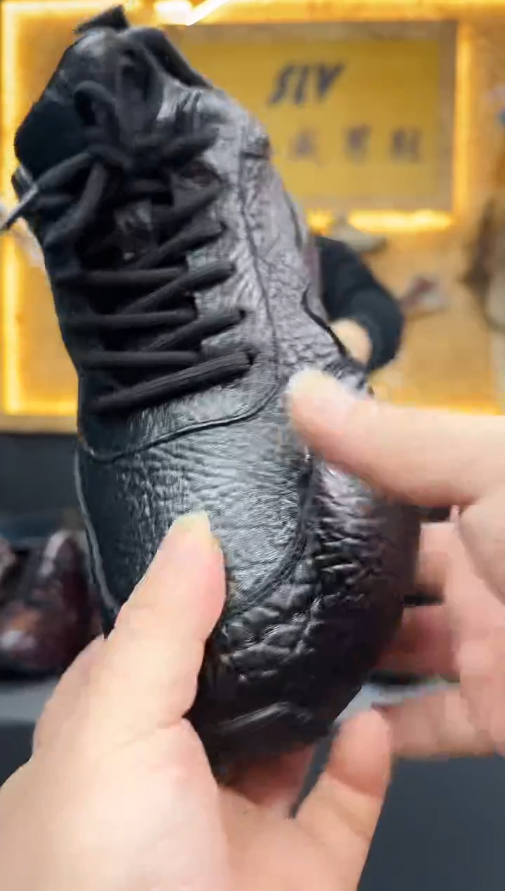 磨砂皮（牛皮）40码黑色6658