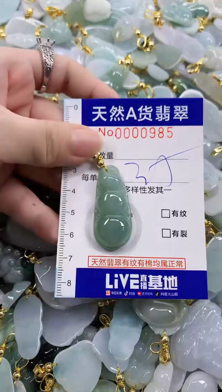 颈饰未镶嵌翡翠天然A货翡翠