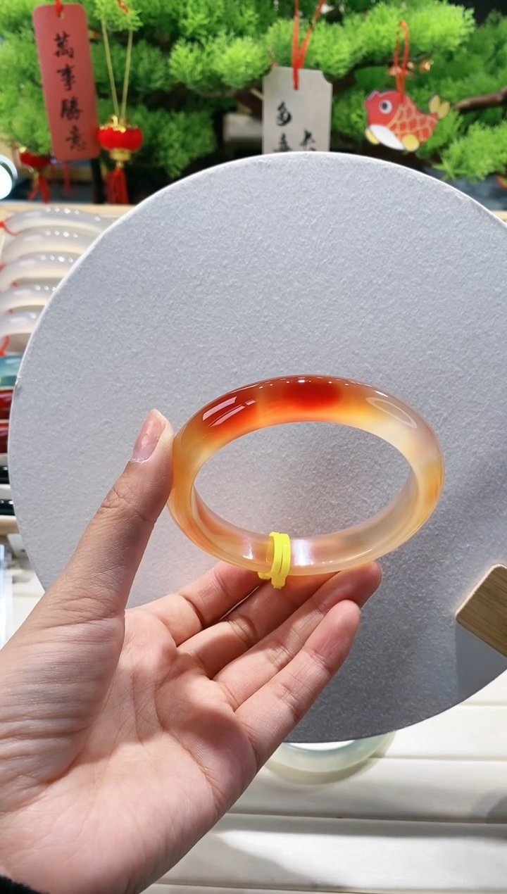 【闪购商品】玛瑙/玉髓手镯未镶嵌59-65