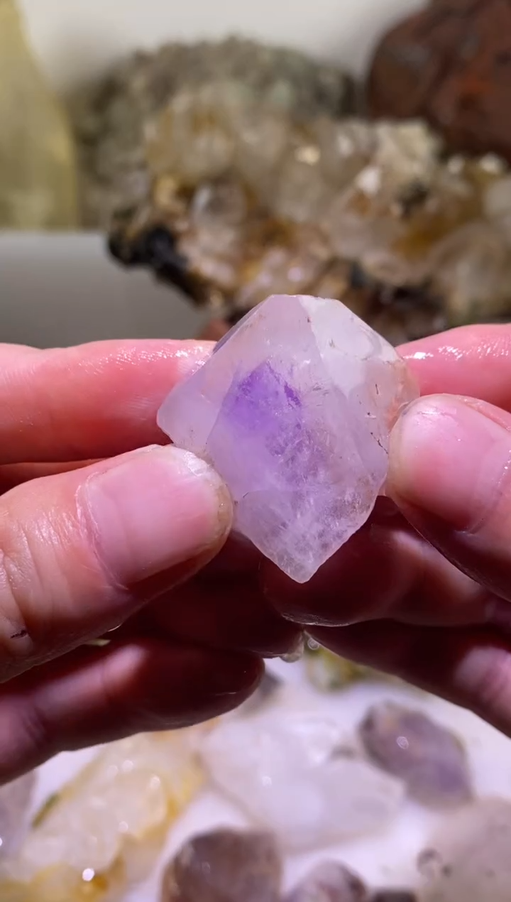 未镶嵌珠宝半成品水晶36号四川美姑超七花园水晶