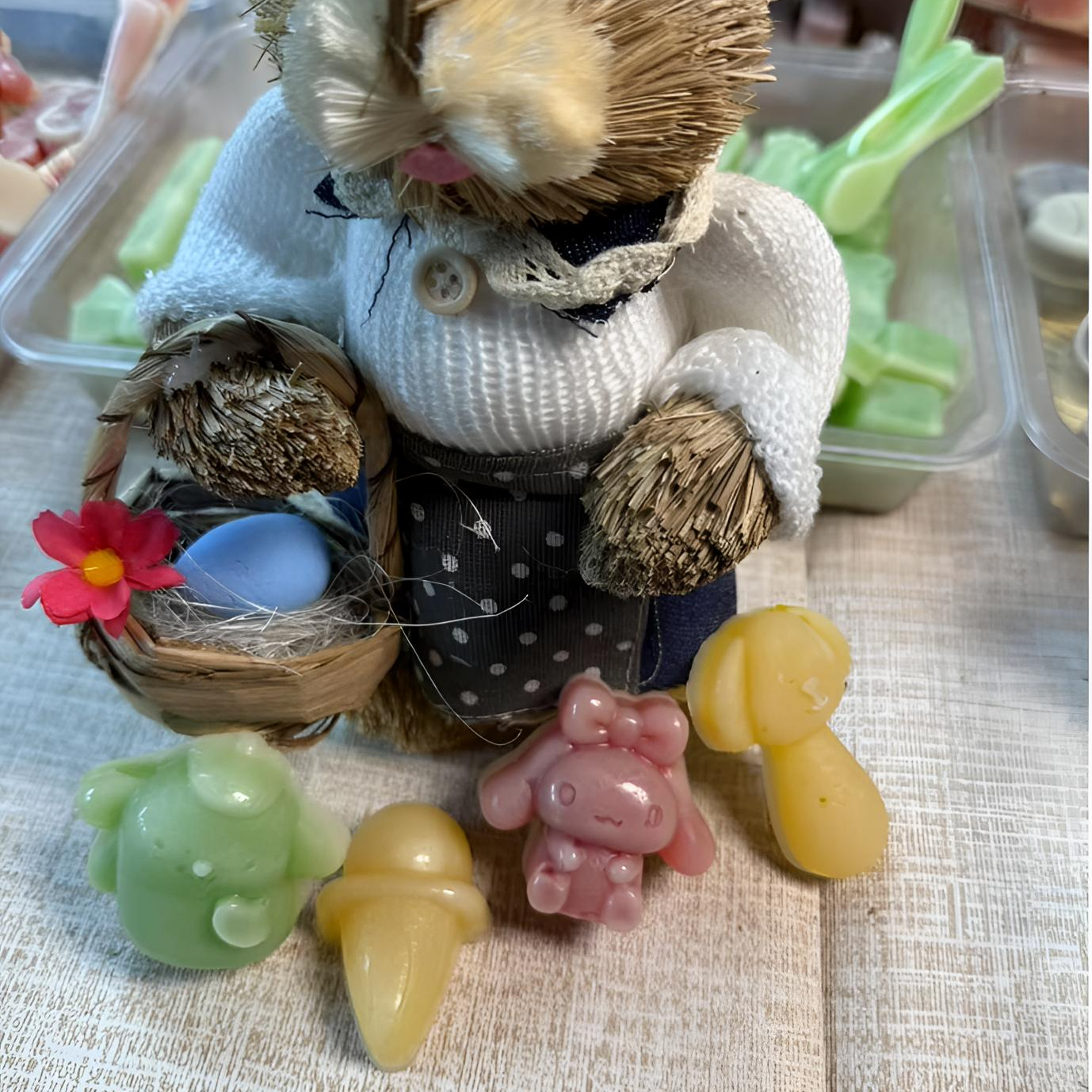 桌面摆件 微缩3d卡通图案 diy手工制作 不可食用