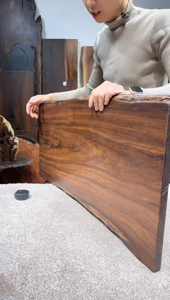 【闪购商品】风车木（黑檀木）尺寸80*40*2.5编号326