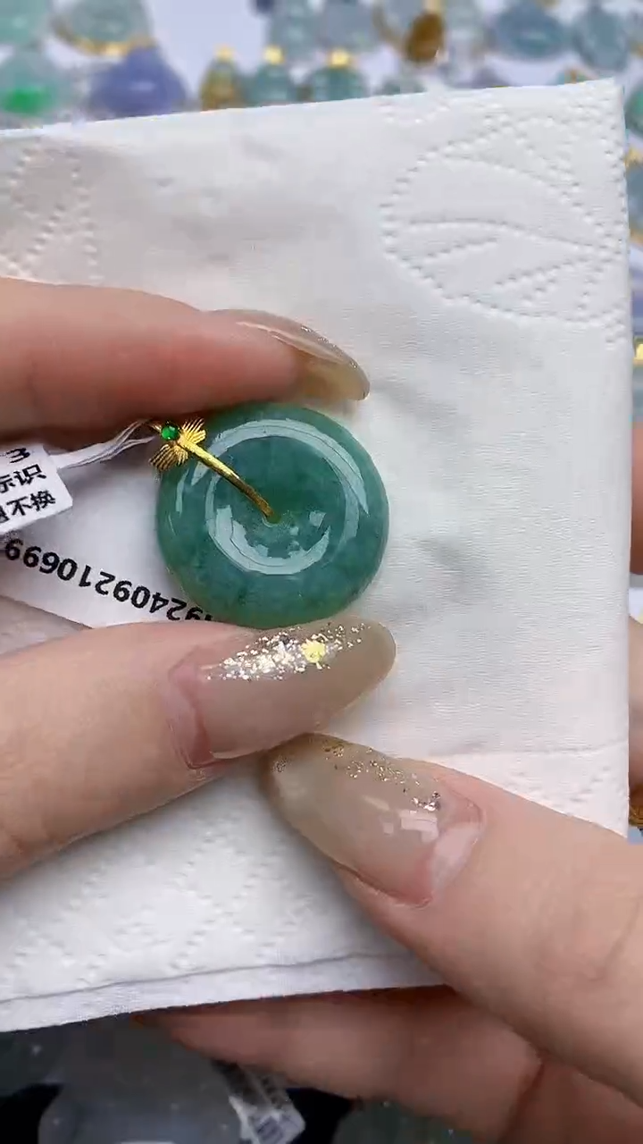 【闪购商品】翡翠颈饰未镶嵌天然A货翡翠 13