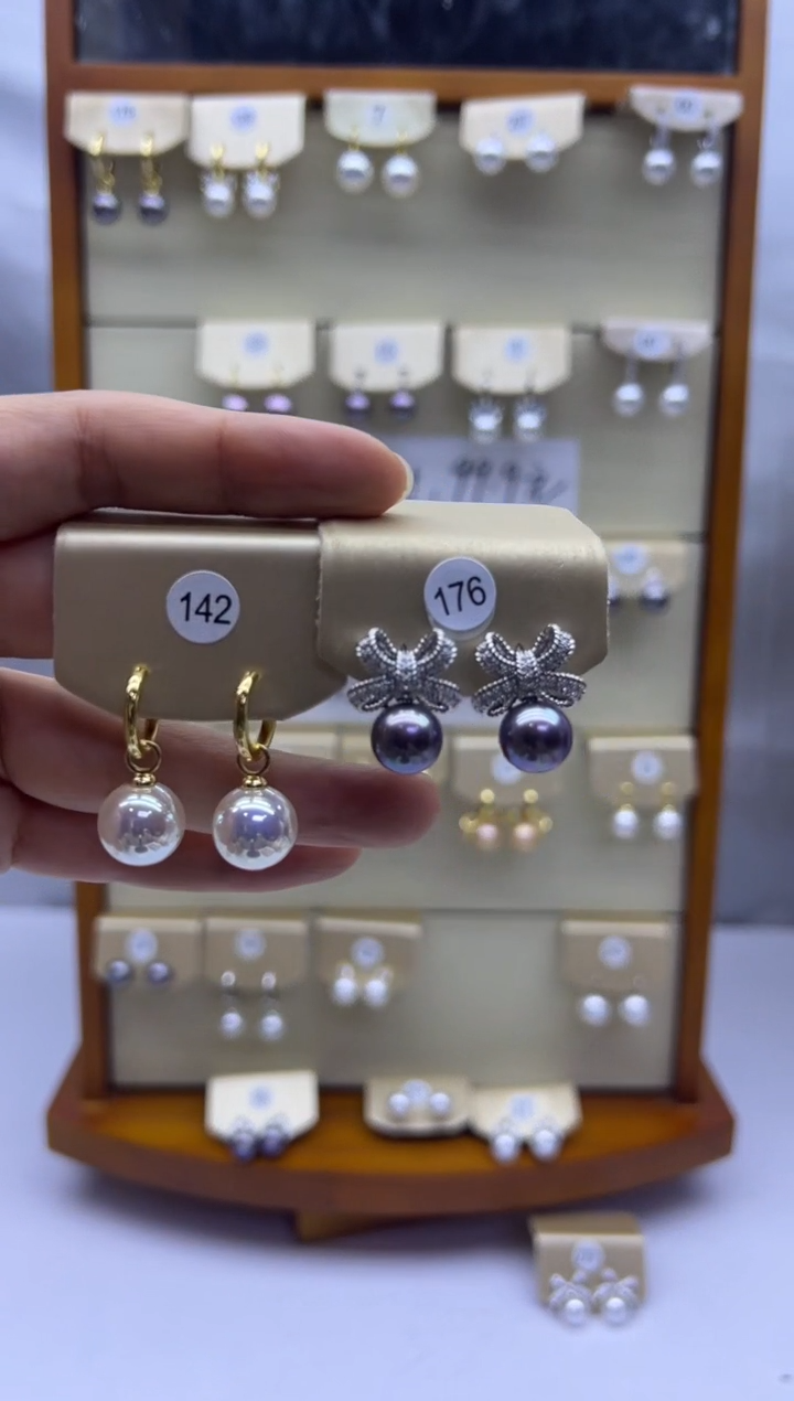 未镶嵌耳饰淡水珍珠142+176