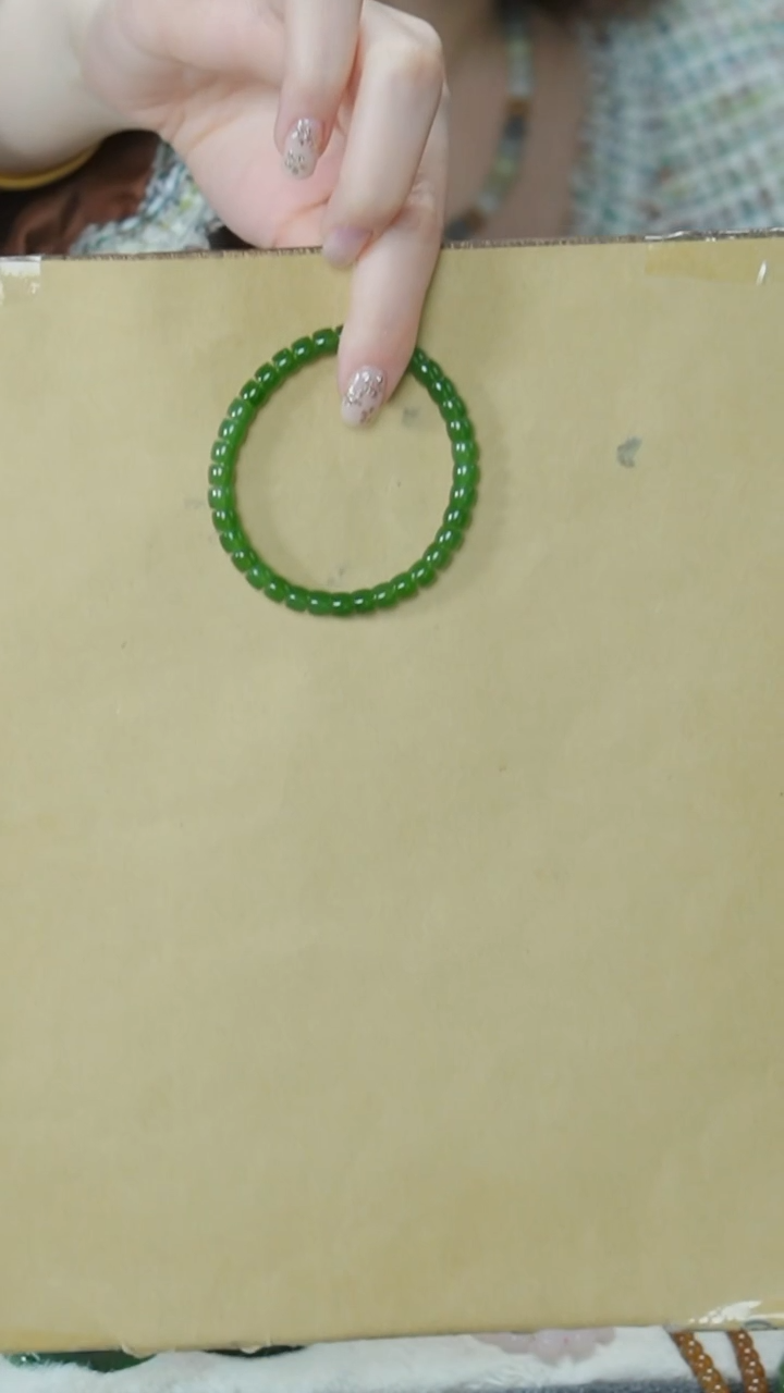 【闪购商品】和田玉颈饰未镶嵌碧玉直切串87