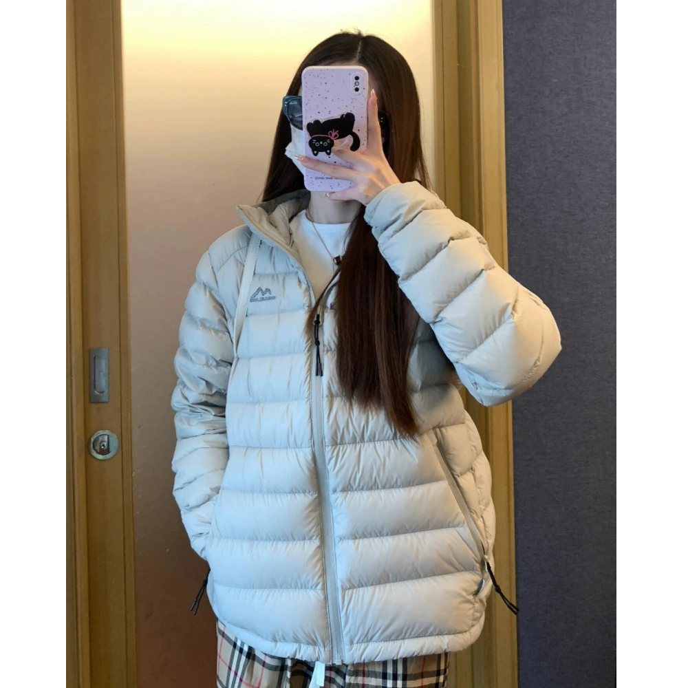 韩系轻薄棉衣外套女连帽设计排骨慵懒峰爆款夹棉棉袄