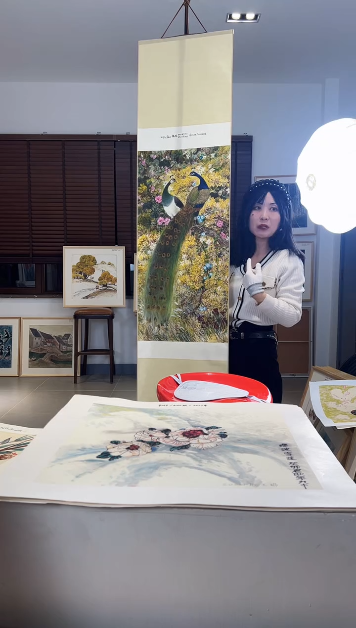 【闪购商品】版画耿玉琨限量作品亲签盖章版画S