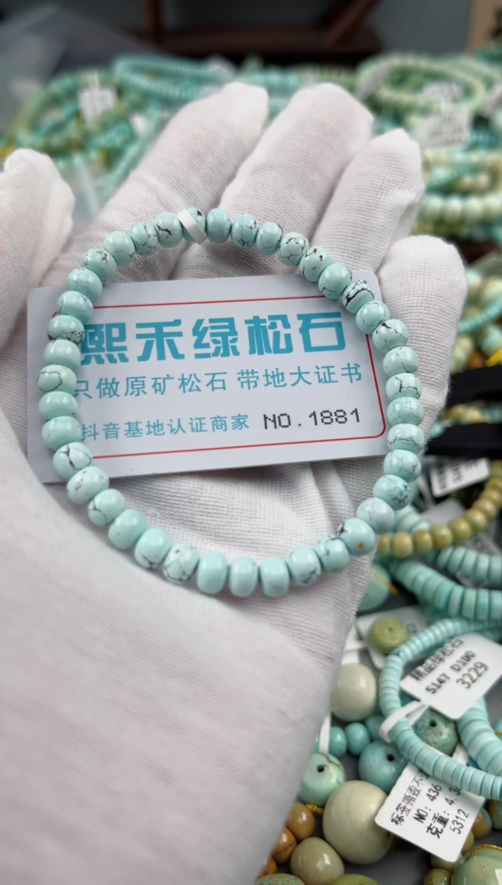 未镶嵌绿松石松石1881