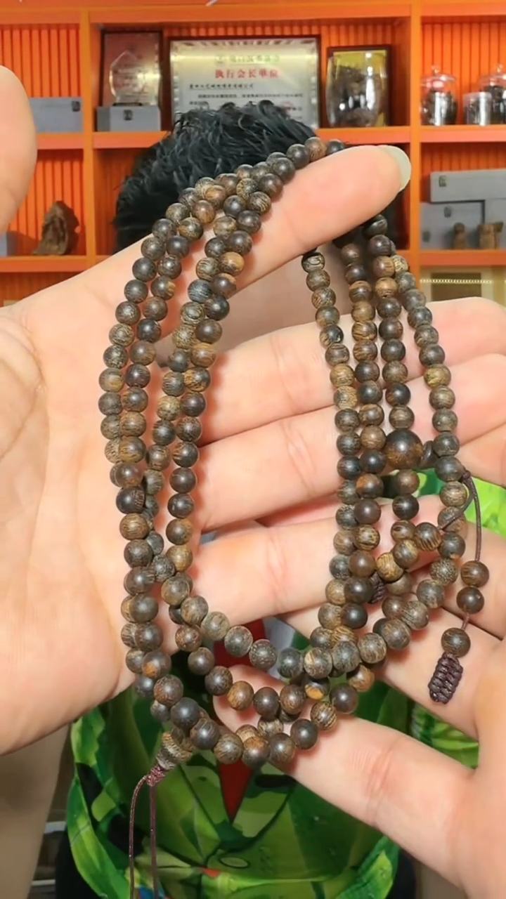 沉香手串189号沉水长串伽罗11g0.5多样性发一