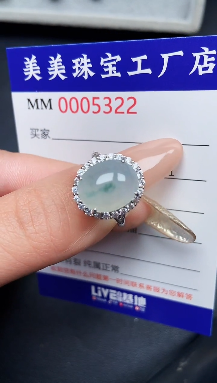 【闪购商品】翡翠颈饰银S925镶嵌5322