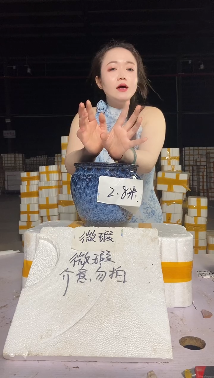 宜兴紫砂粗陶花盆20/20