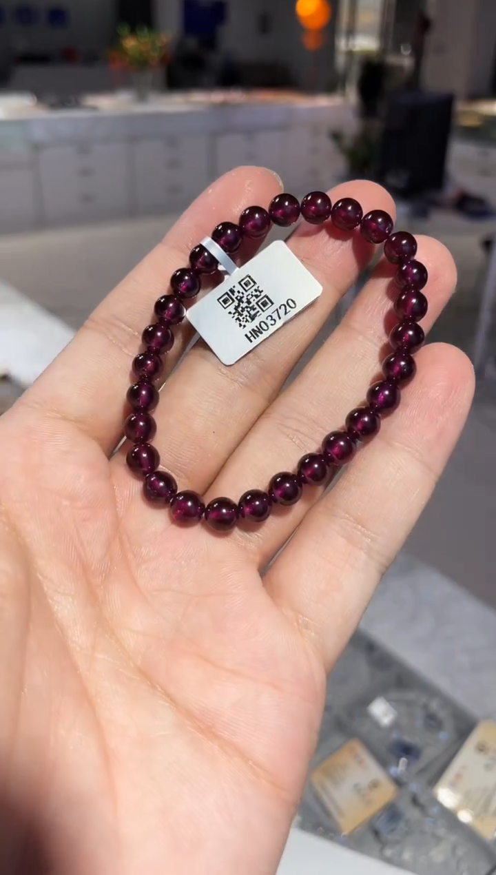 【闪购商品】石榴石手串未镶嵌手串