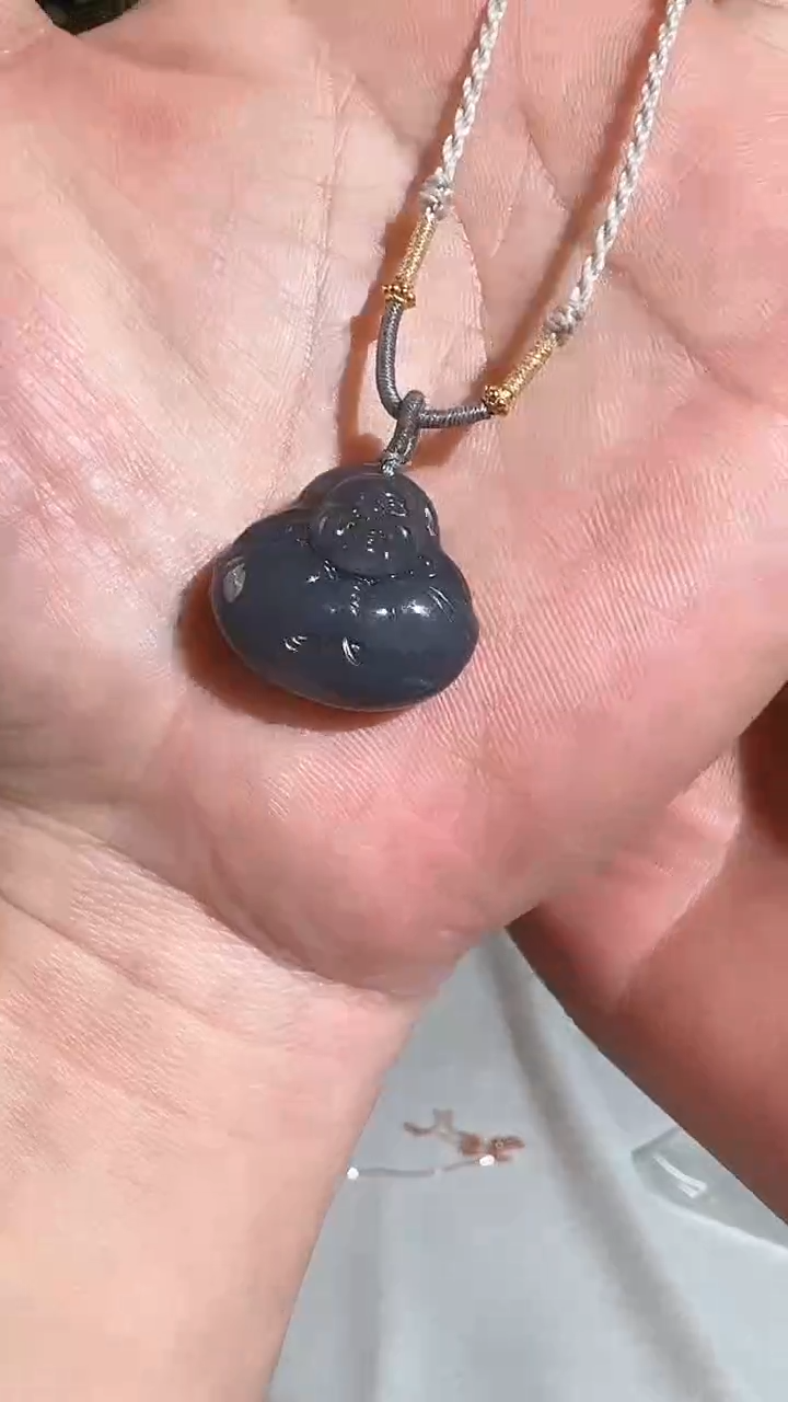 【闪购商品】和田玉佛未镶嵌烟紫佛工