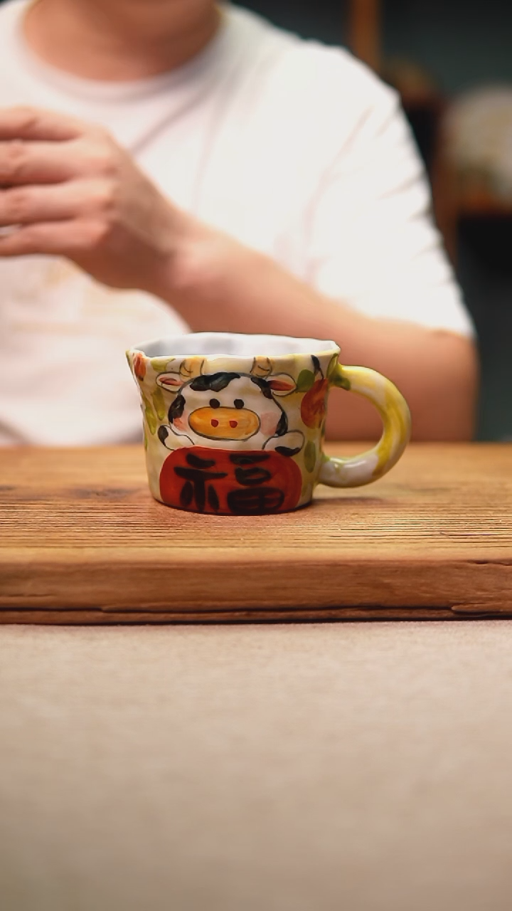 @@陶园瓷舍@@纯手工手绘@高温釉下彩