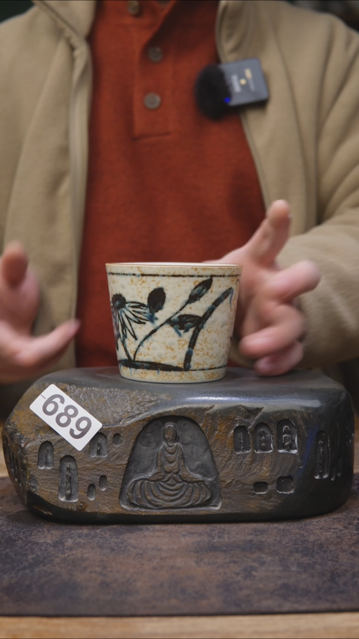 【闪购商品】甘石青花仿古茶具689