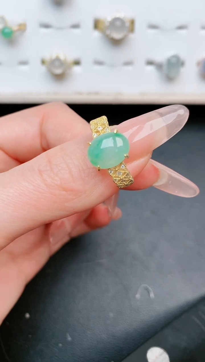 【闪购商品】翡翠戒指银S925镶嵌.....