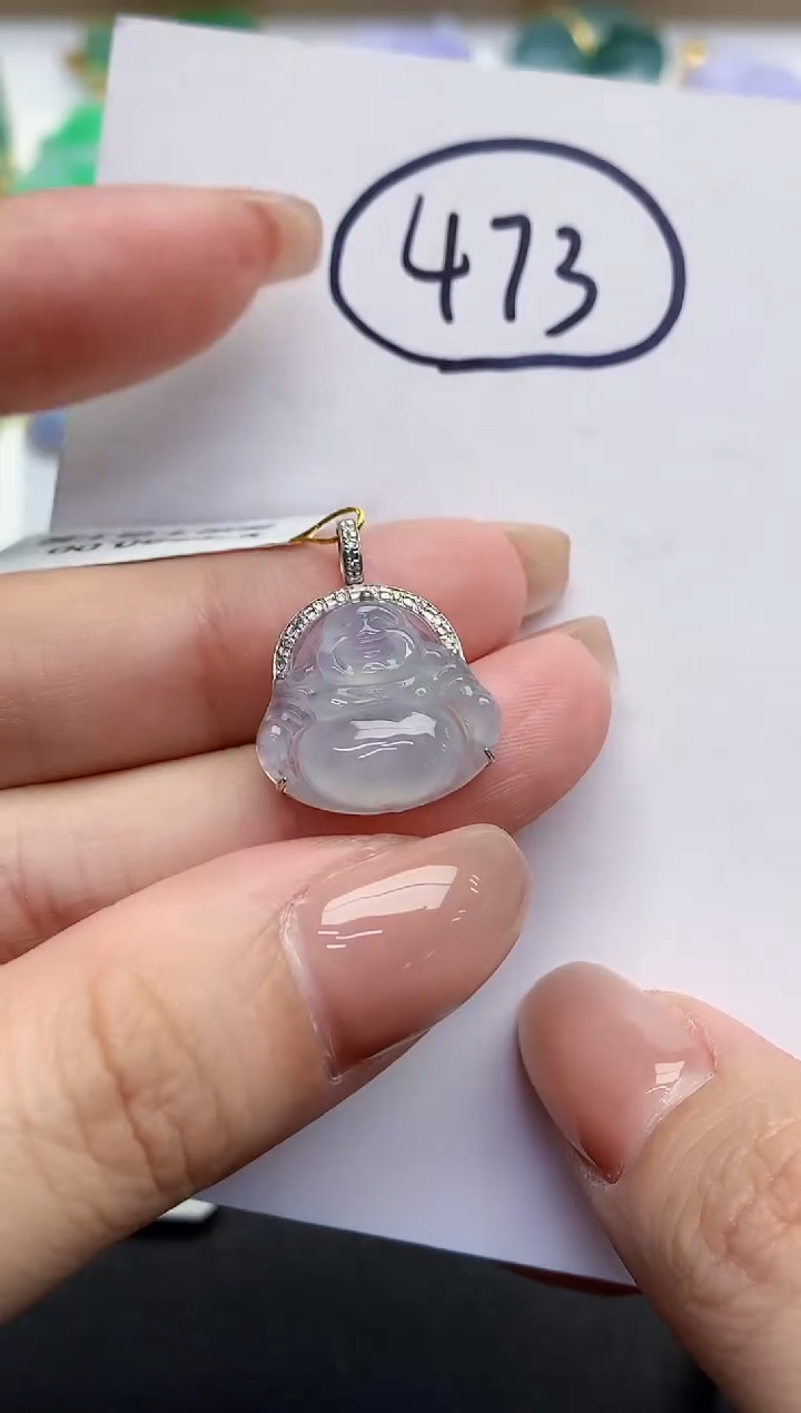 【闪购商品】翡翠颈饰18K金镶嵌00000000000