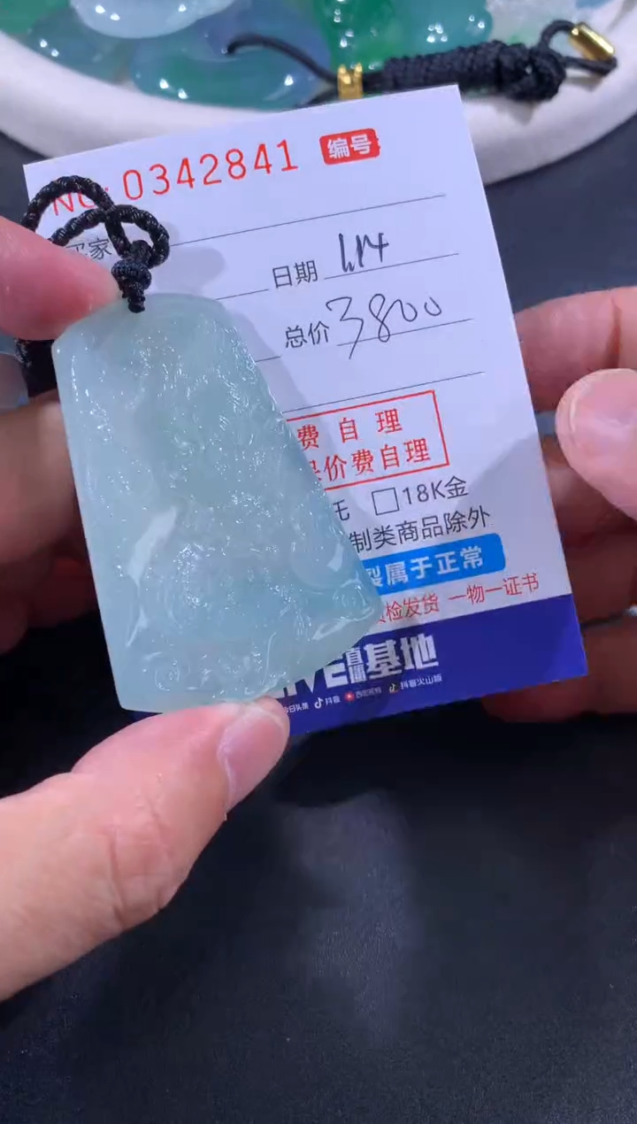 【闪购商品】翡翠颈饰未镶嵌天然A货翡翠