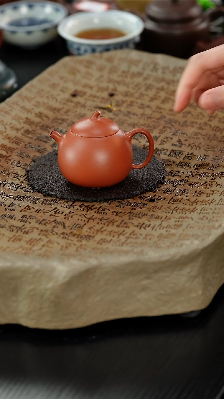 【闪购商品】紫砂茶壶lx朱泥小瓜110cc