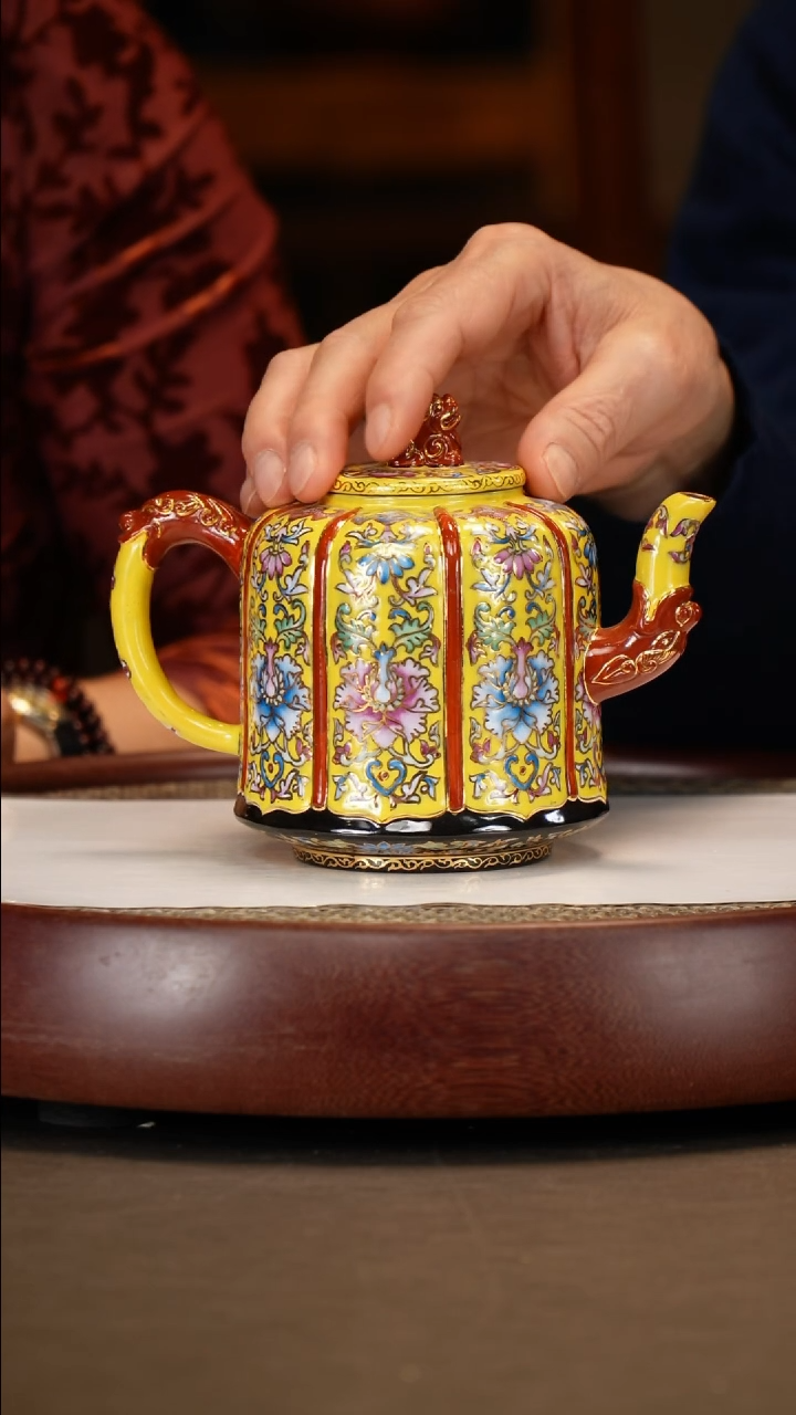 【闪购商品】紫砂茶壶【鲍宜明】紫泥金钟