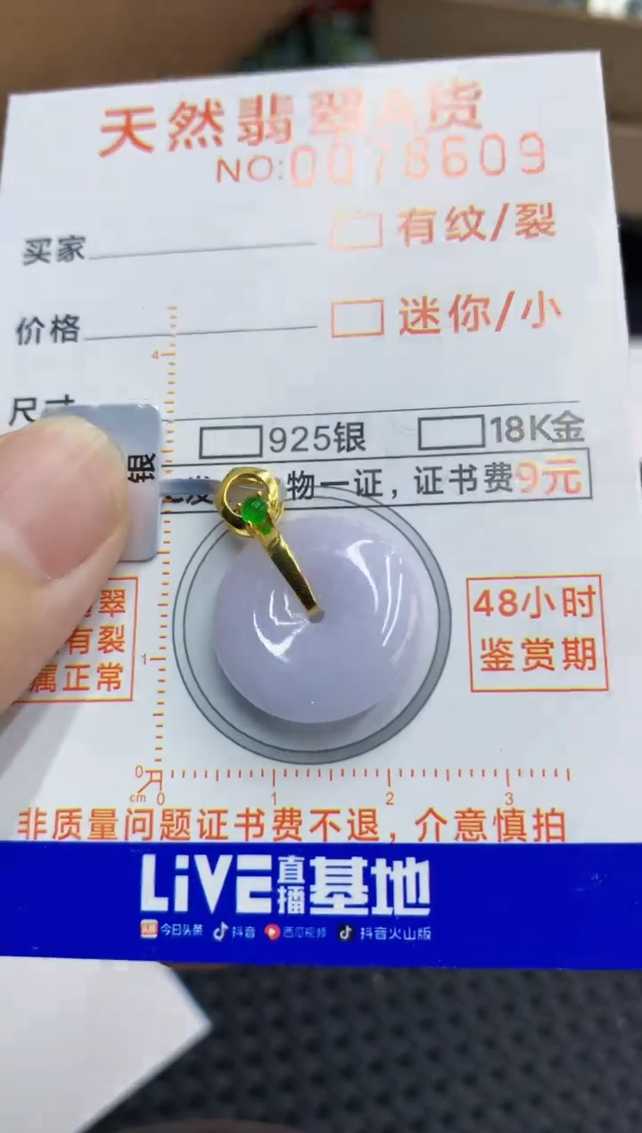 翡翠未镶嵌颈饰        1