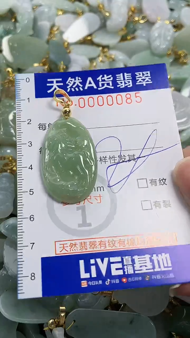 颈饰未镶嵌翡翠纯天然货a翡翠