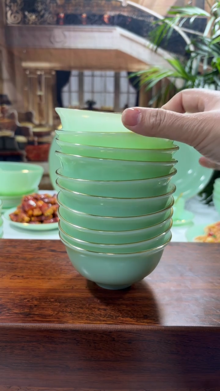 【闪购商品】...4.5英寸玉瓷碗10个口径11.5厘米