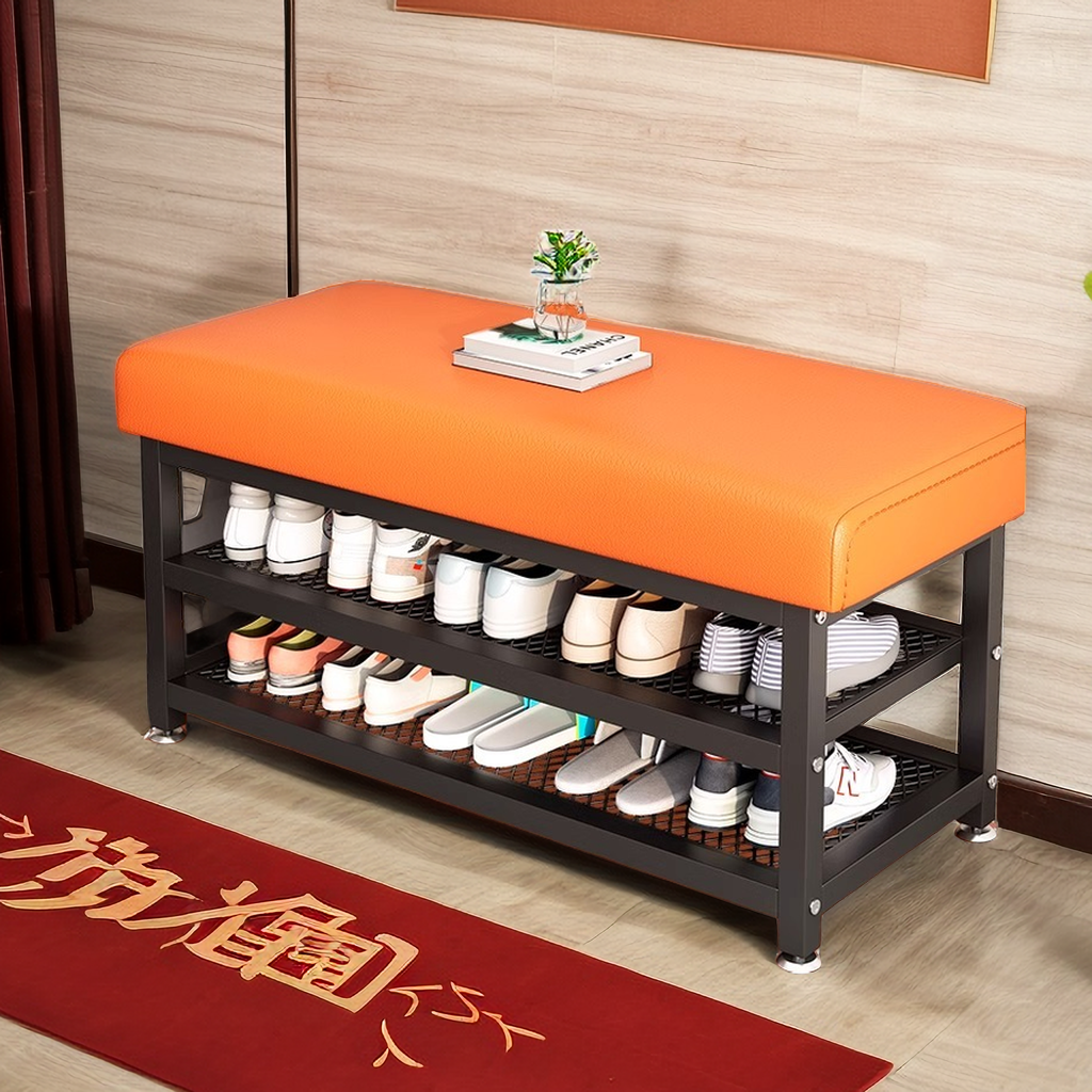 换鞋凳门口可坐网红家用耐磨长条服装店穿鞋凳可坐式一体轻奢简约