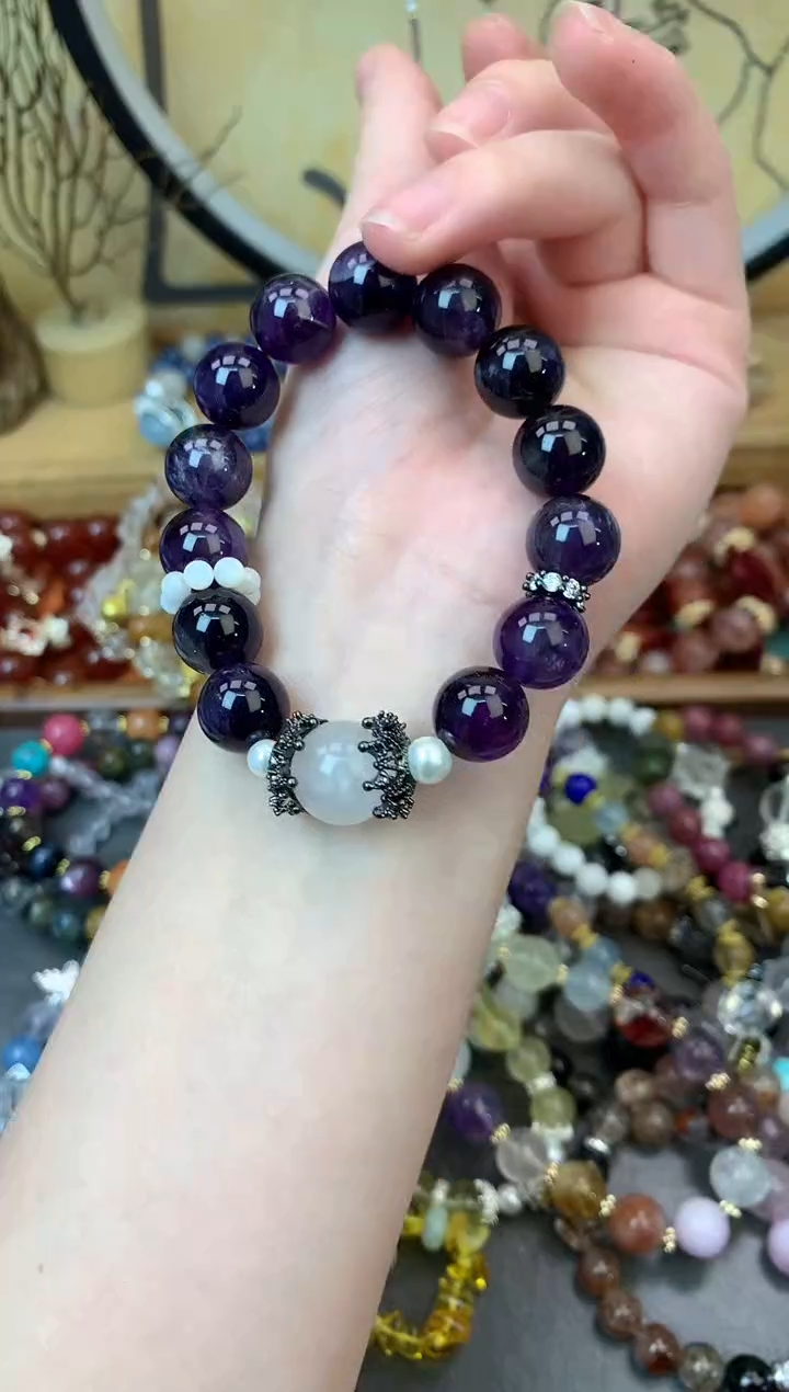 【闪购商品】紫晶手链未镶嵌1258手串