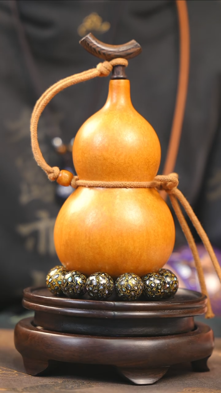 【闪购商品】YL237大漆酒葫芦不包手串及旋转底座