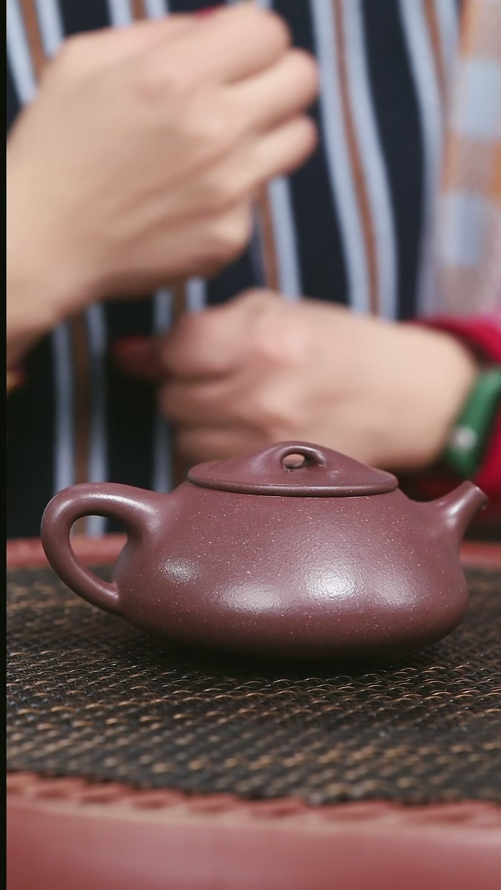 【闪购商品】紫砂中曹清25号全手工景州石瓢