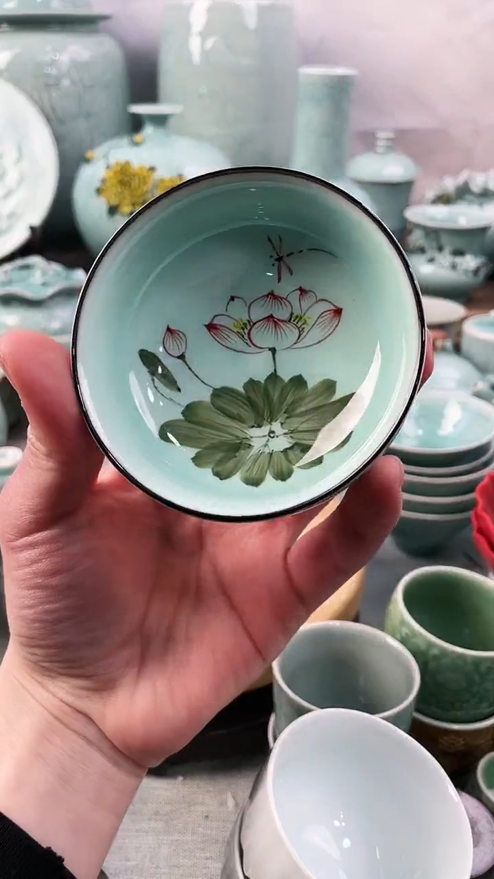 【闪购商品】特价 微瑕 慧仙青瓷