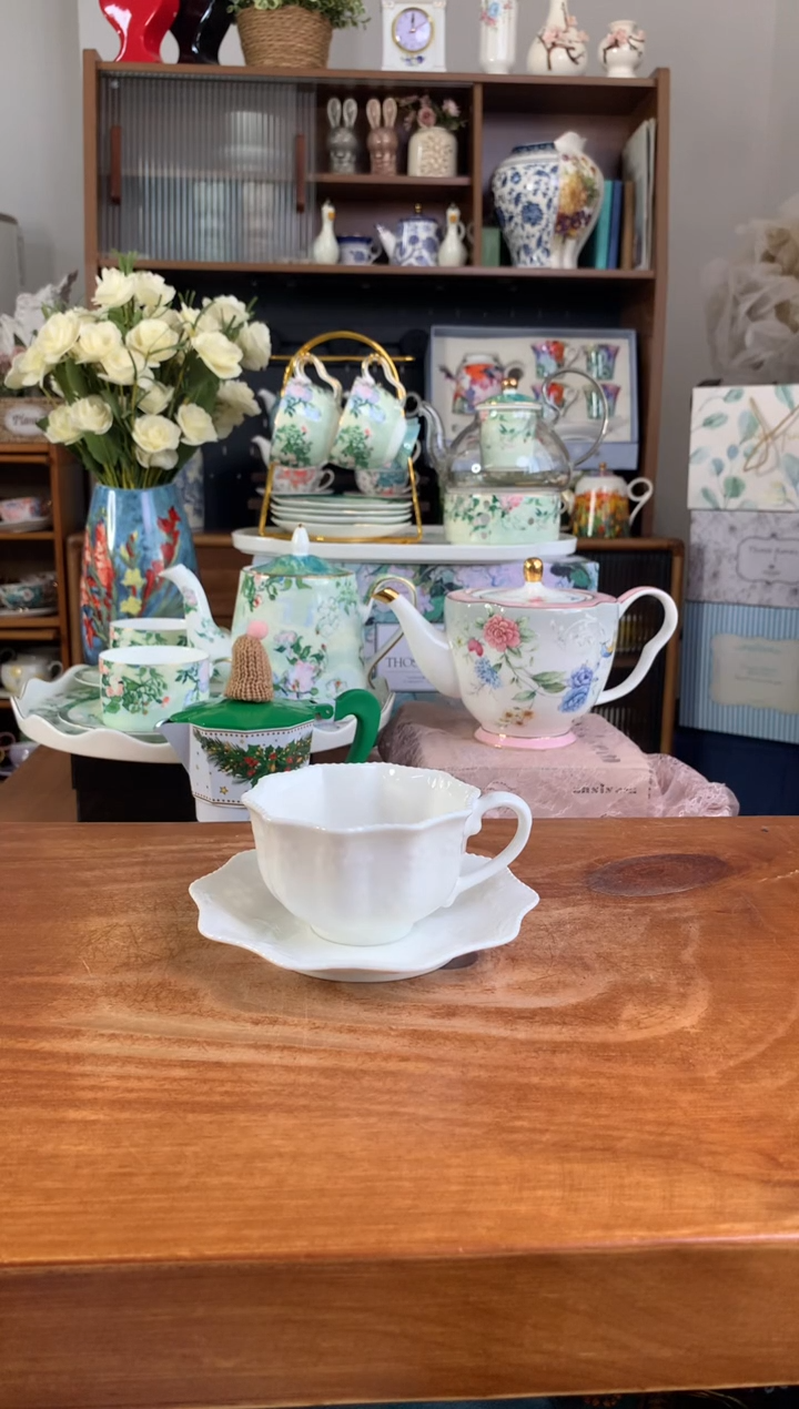 陶瓷冰糖雪梨杯碟