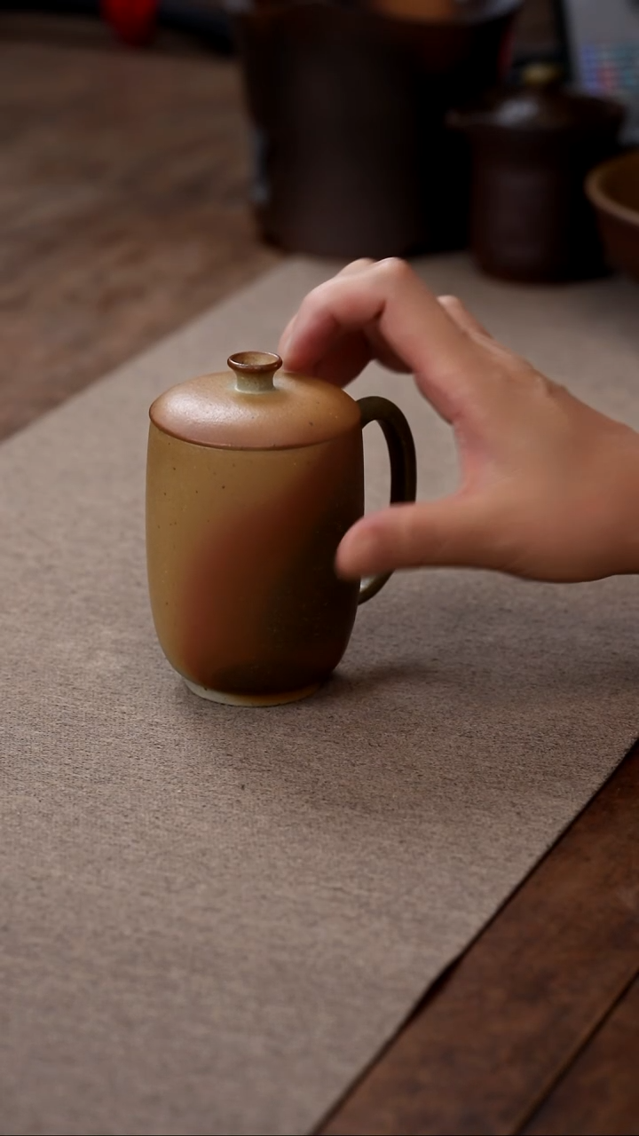 茶壶紫砂柴烧纳兰盖杯