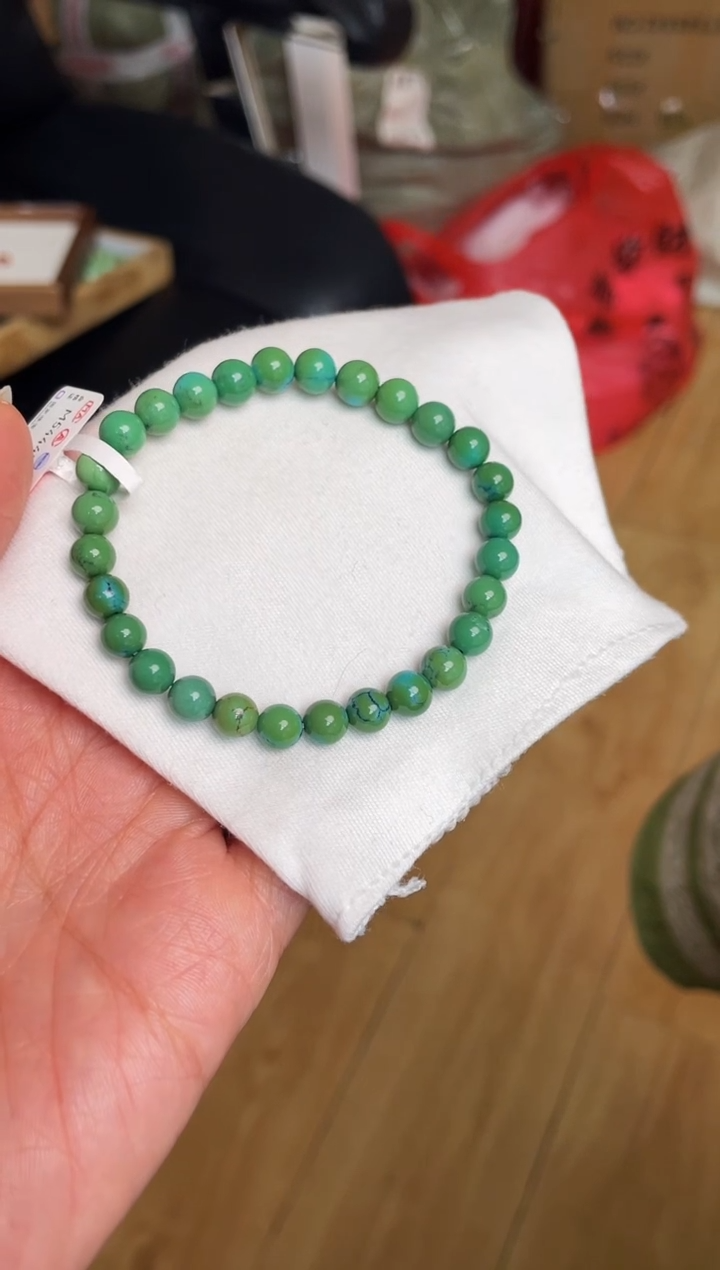 未镶嵌绿松石手串173